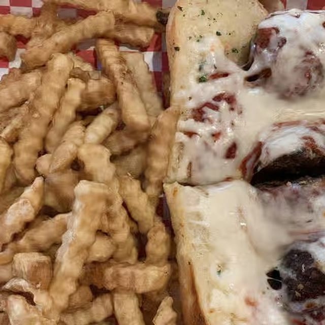 Mama's Meatball Sub Sandwich.