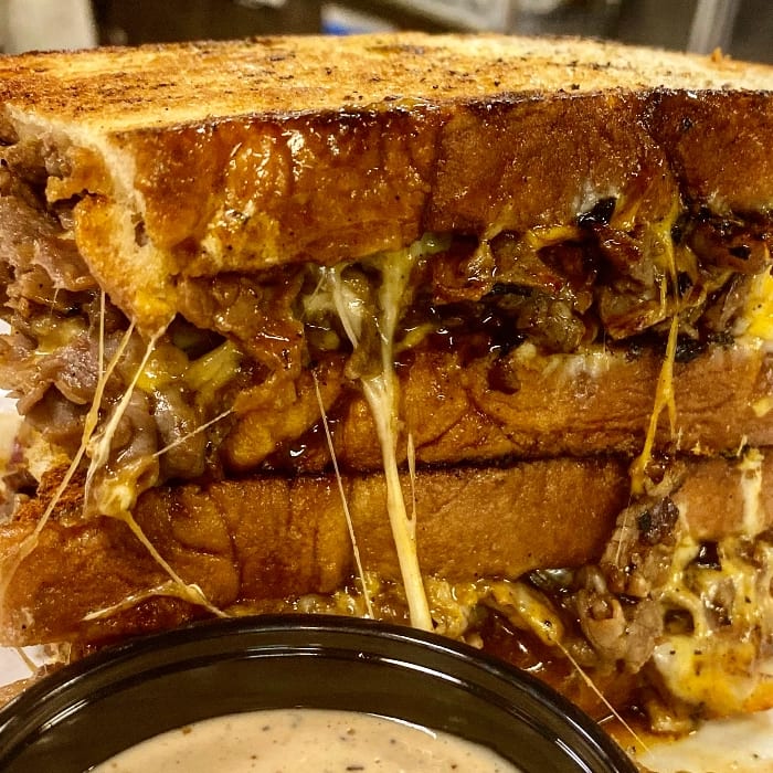 Steak N Cheddar Panini.