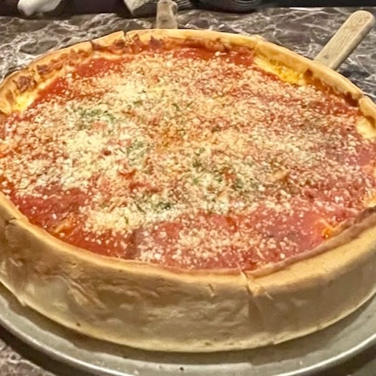 Savor Our Stuffed Pizza