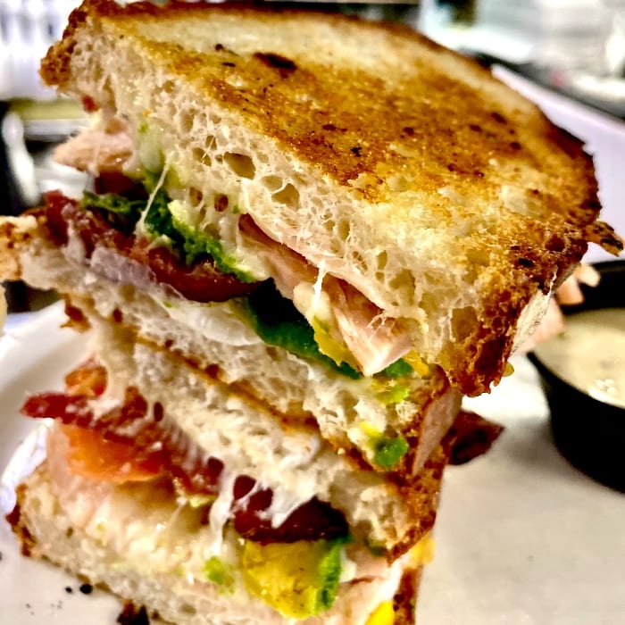 Turkey Avocado Panini.