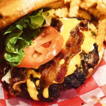 Old Fashioned Cheddar Burger.