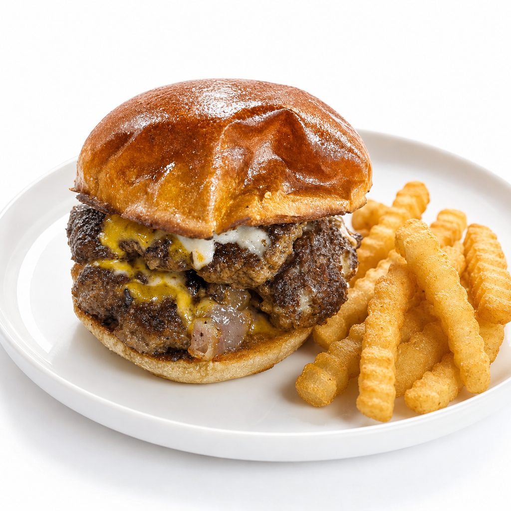 Single Smash Burger.