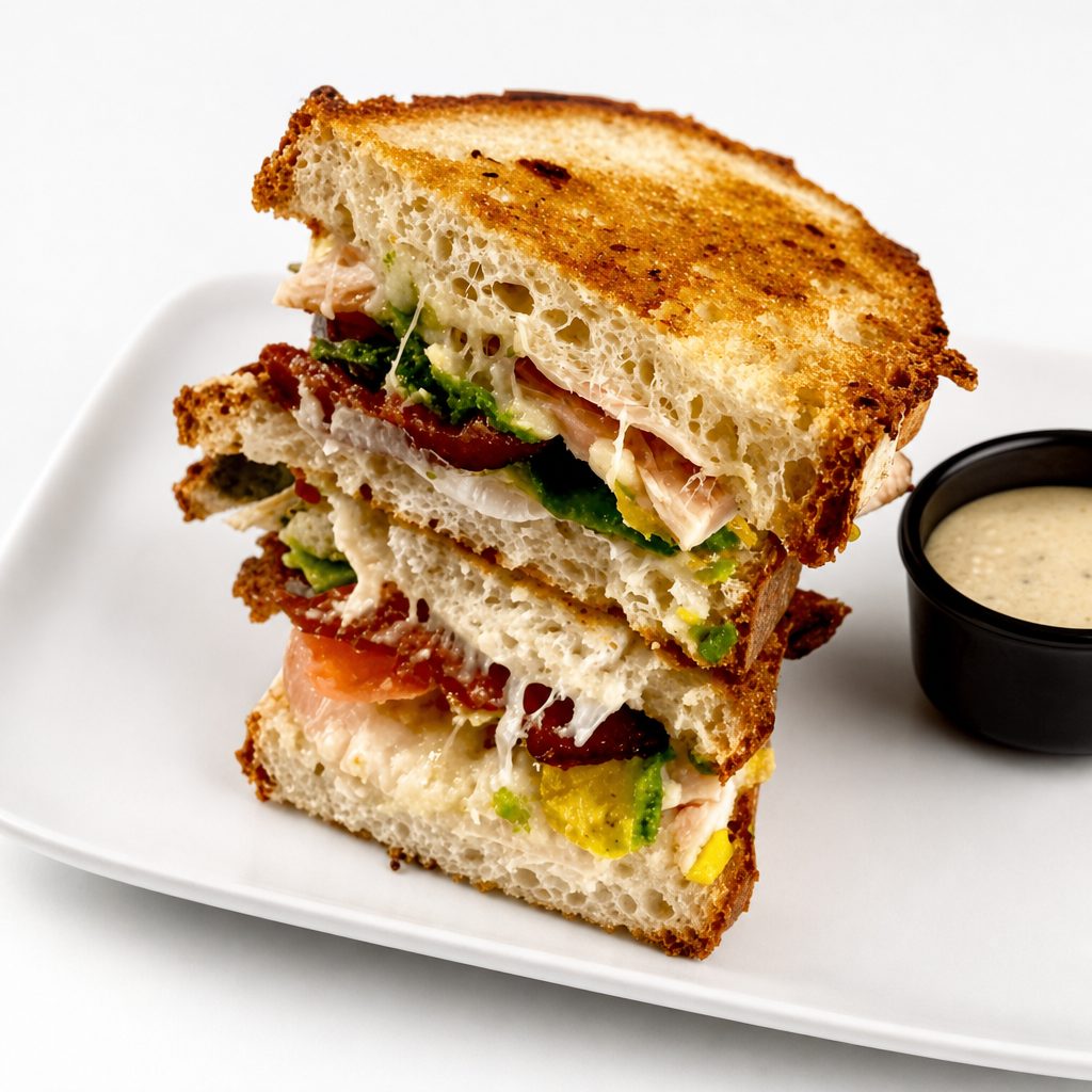Turkey Avocado Panini.