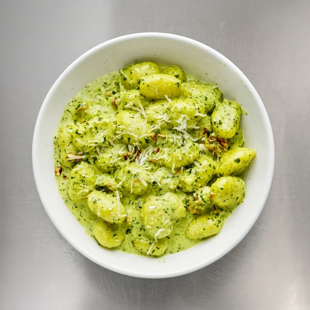 Cherry Pomodoro Over Tortellini Pasta.