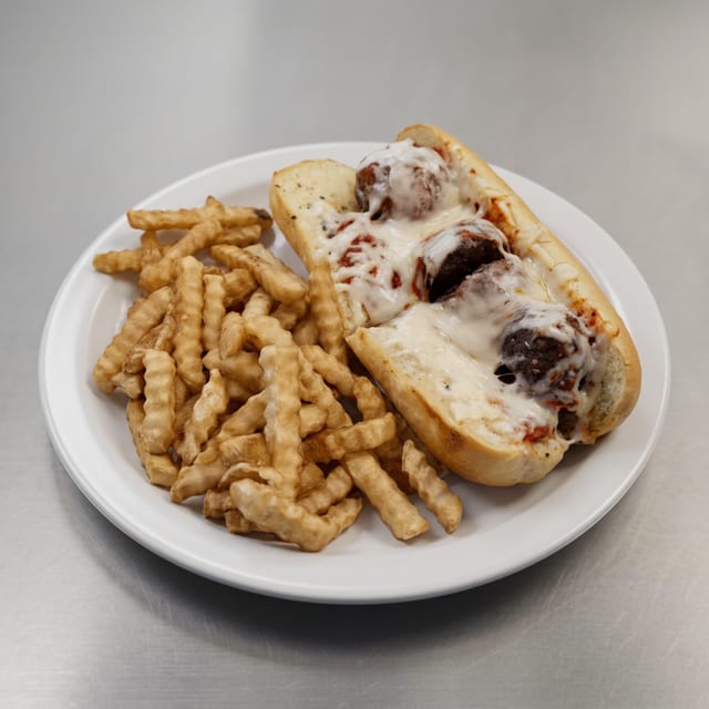 Mama's Meatball Sub Sandwich.