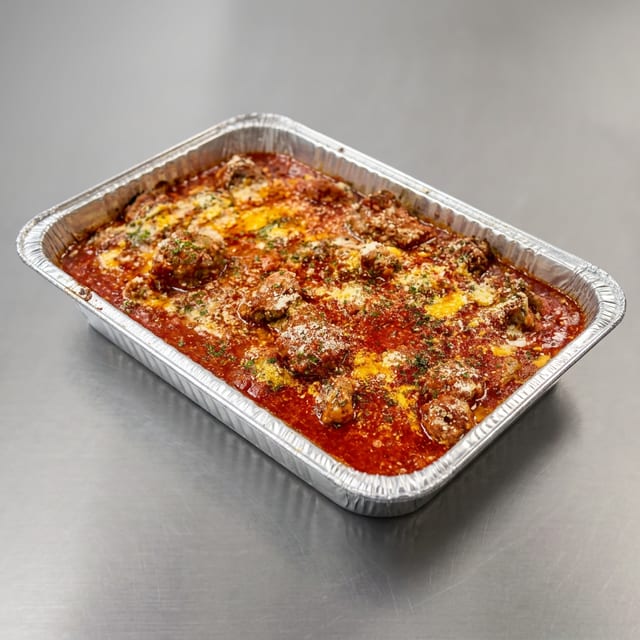 Baked Mostaccioli (Baked Ziti) Pasta.