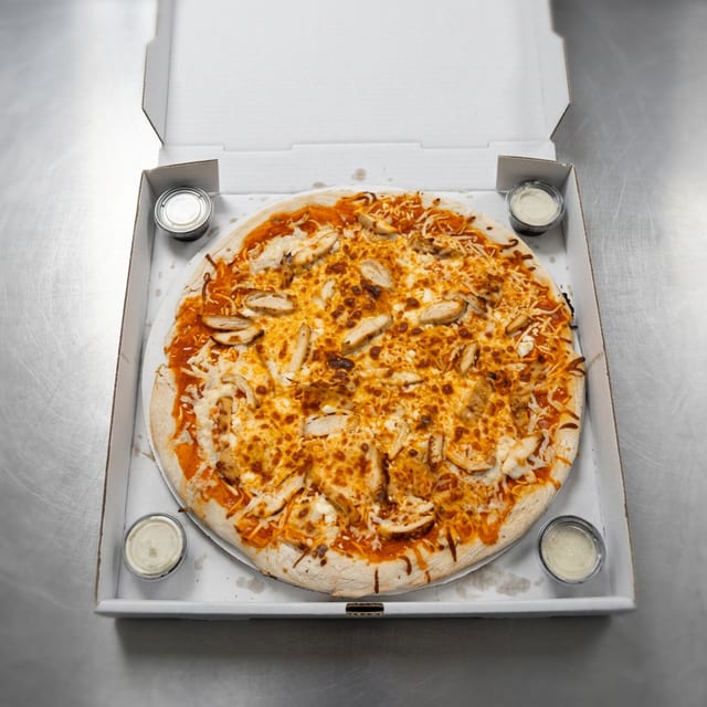 Buffalo Chicken Pizza.