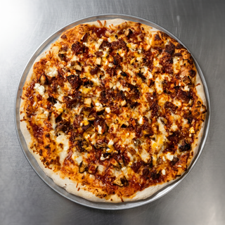 BBQ Chicken Deep Dish Pizza