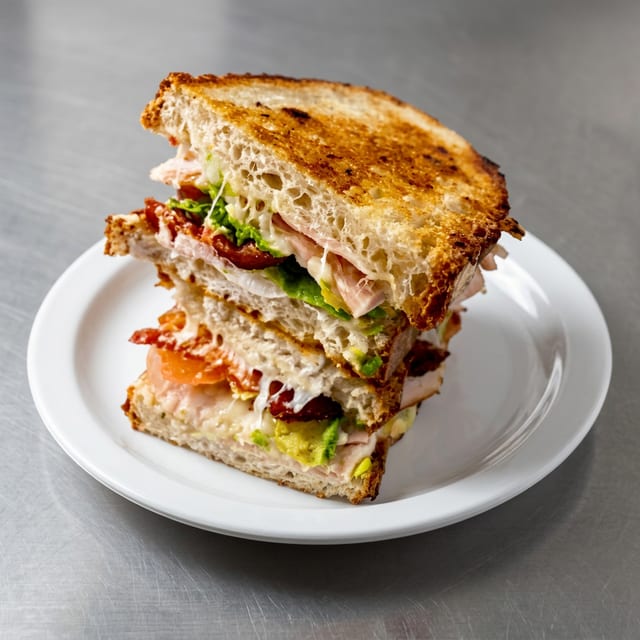 Turkey Avocado Panini.