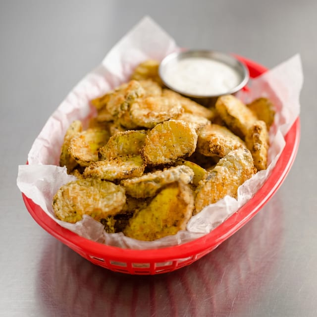 Fried Pickle Chips.