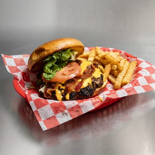 Old Fashioned Cheddar Burger